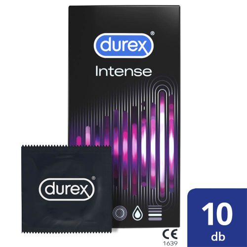 Durex Intense - bordázott és pontozott óvszer (10db) -