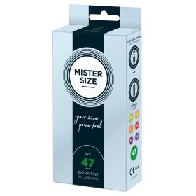 Mister Size vékony óvszer - 47mm (10db)