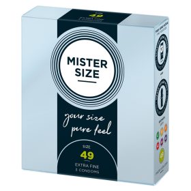 Mister Size vékony óvszer - 49mm (3db)