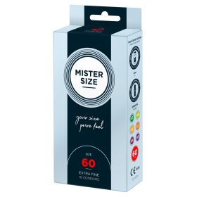 Mister Size vékony óvszer - 60mm (10db)