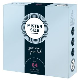 Mister Size vékony óvszer - 64mm (36db)