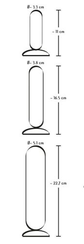 You2Toys - Anal training - élethű dildó szett - 3db (natúr)