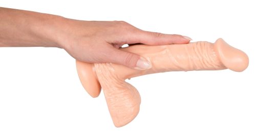 Európai szerető - herés dildó - nagy (natúr)