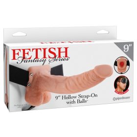 Fetish Strap-on 9 - felcsatolható dildó (natúr)