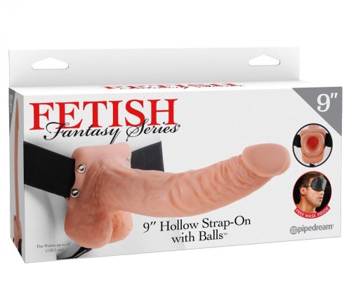 Fetish Strap-on 9 - felcsatolható dildó (natúr)