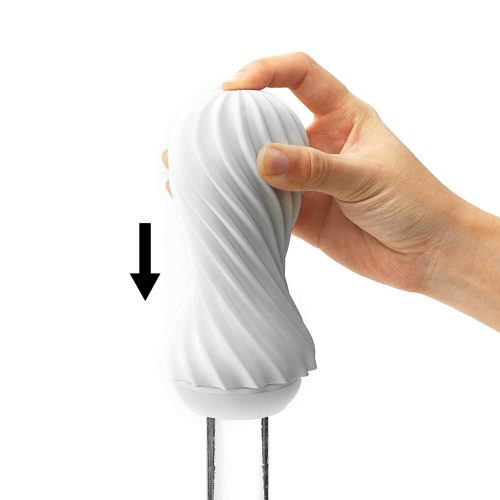 TENGA Flex - maszturbátor többszöri használatra (fehér)