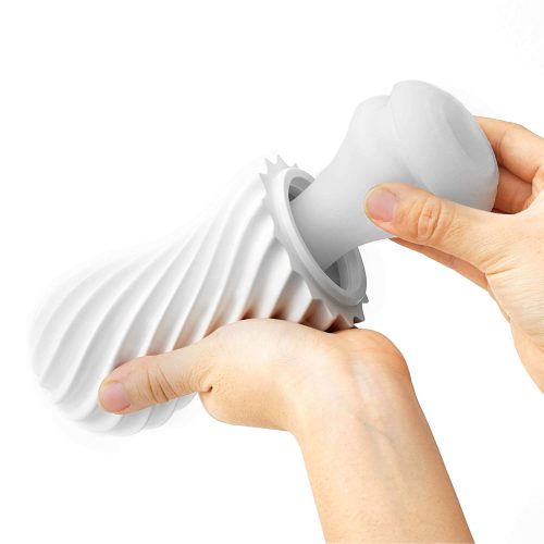 TENGA Flex - maszturbátor többszöri használatra (fehér)