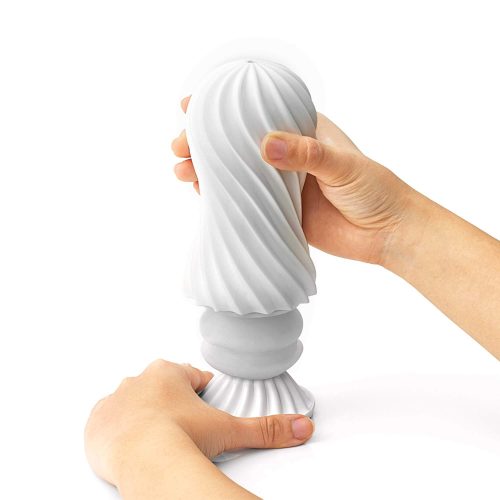 TENGA Flex - maszturbátor többszöri használatra (fehér)