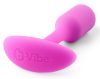 / b-vibe Snug Plug 1 - anál dildó belső súllyal (55g) - pink