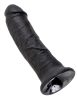 King Cock 8 dildó (20 cm) - fekete