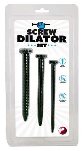 You2Toys - Screw Dilator - csavaros húgycsőtágító dildó szett (3 részes)