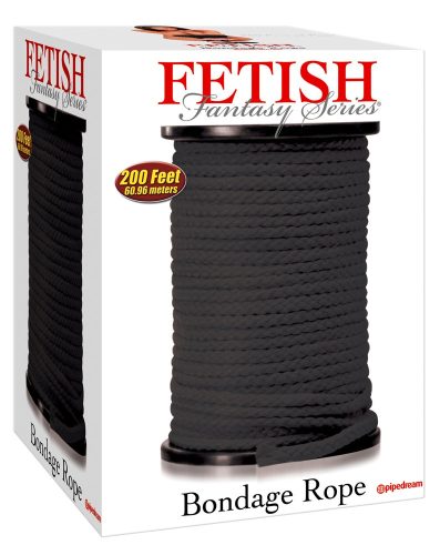 Fetish Bondage kötél - 60m (fekete)