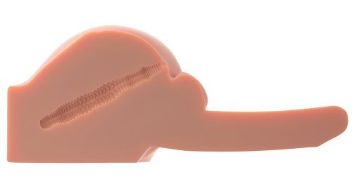 PDX Dirty Talk - élethű, nyögő péniszes műpopsi torzó maszturbátor (natúr)