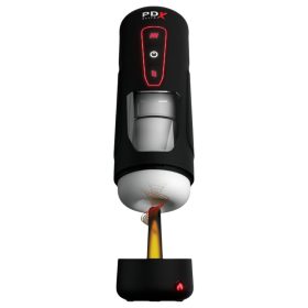   PDX Elite Milk Me Hotter - melegítős maszturbátor (fekete)