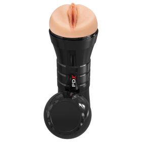   PDX Extreme Wet Pussy - élethű punci maszturbátor - XXL (fekete)