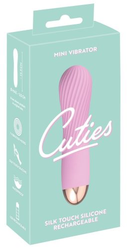 Cuties Mini - akkus, vízálló, spirális vibrátor (pink)