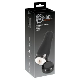   Rebel 3 Functions - akkus, melegítős műpunci maszturbátor
