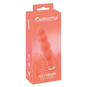   You2Toys - peachy! mini beads - akkus, gyöngyös vibrátor (barack)