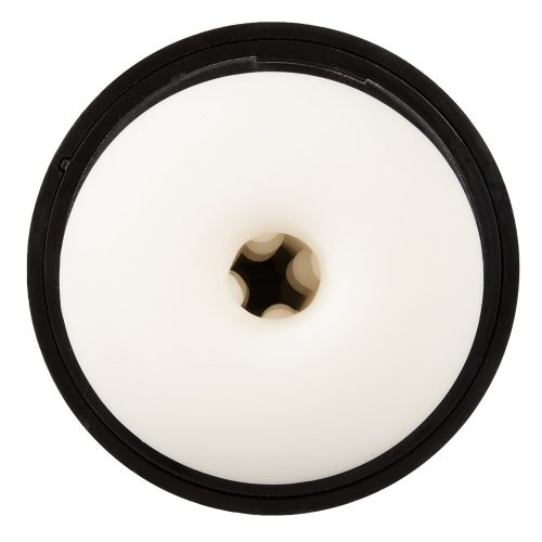 WYNE 02 - akkus, rezgő-szívó maszturbátor (fekete-fehér)