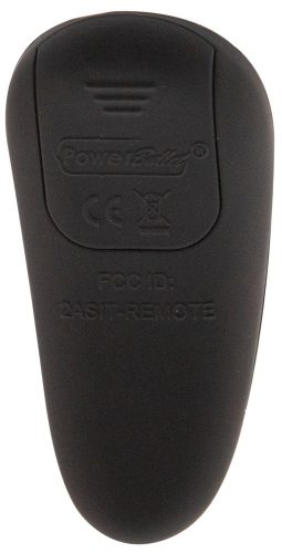 Naked Addiction Thrusting 9 - akkus, rádiós, lökő vibrátor - sötét (23cm)