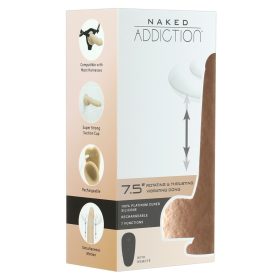   Naked Addiction Thrusting 7,5 - akkus, lökő vibrátor (19cm) - natúr