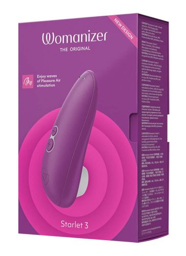 Womanizer Starlet 3 - akkus, vízálló csiklóizgató (lila)