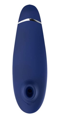Womanizer Premium 2 - akkus, vízálló csiklóizgató (kék)