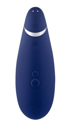Womanizer Premium 2 - akkus, vízálló csiklóizgató (kék)