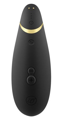 Womanizer Premium 2 - akkus, vízálló csiklóizgató (fekete)