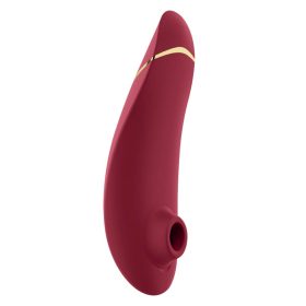   Womanizer Premium 2 - akkus, vízálló csiklóizgató (piros)