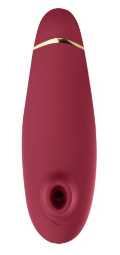 Womanizer Premium 2 - akkus, vízálló csiklóizgató (piros)