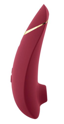 Womanizer Premium 2 - akkus, vízálló csiklóizgató (piros)