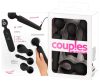 Couples Choice - akkus, melegítős masszírozó vibrátor (fekete)