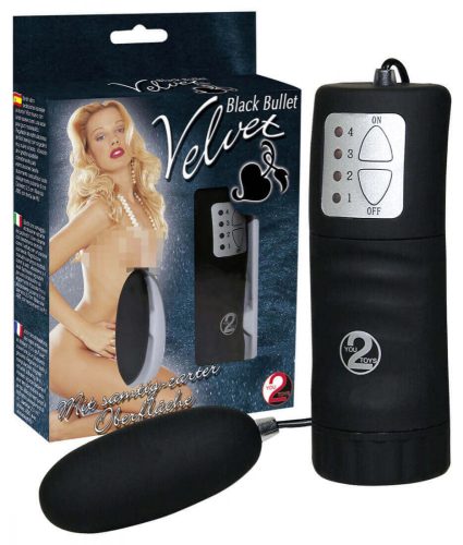You2Toys - Velvet fekete vibrokéj - bársonyos