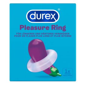 Durex Pleasure Ring - péniszgyűrű (áttetsző)