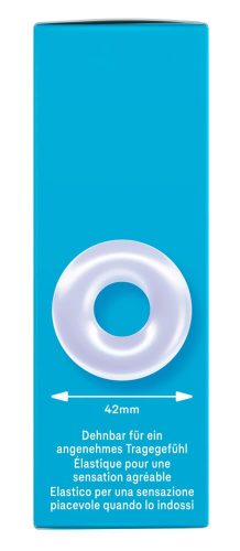 Durex Pleasure Ring - péniszgyűrű (áttetsző)