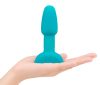 b-Vibe Rimming - forgó gyöngyös anál vibrátor (türkiz)