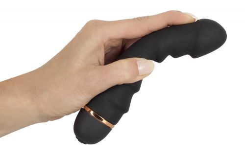 You2Toys - Bendy Ripple - 20 ritmusú, bordás vibrátor (fekete)