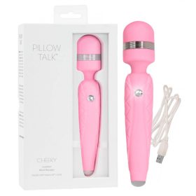   Pillow Talk Cheeky Wand - akkus masszírozó vibrátor (pink)