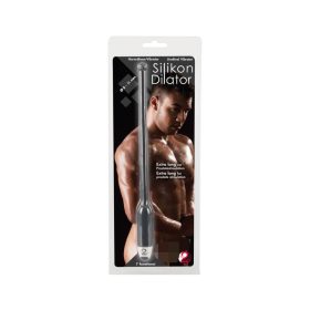   You2Toys - DILATOR - hosszú, szilikon húgycsővibrátor - fekete (8-11mm)
