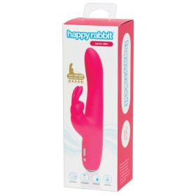   Happyrabbit Curve Slim - vízálló, akkus csiklókaros vibrátor (pink)