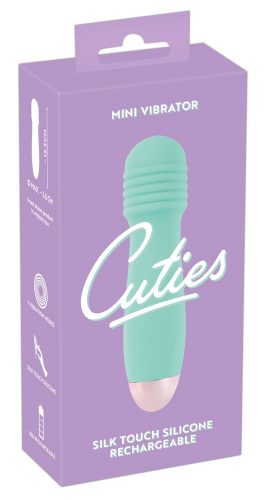 Cuties Mini Wand - akkus, mini masszírozó vibrátor (zöld)