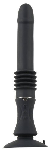 You2Toys - Fucking Machine - akkus, tapadótalpas, lökő vibrátor (fekete)