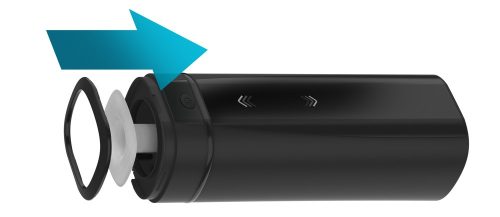 Kiiroo Onyx Plus - interaktív maszturbátor (fekete)