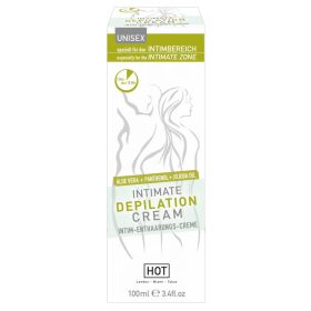   HOT Intimate - intim szőrtelenítő krém spatulával (100ml)