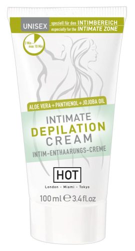HOT Intimate - intim szőrtelenítő krém spatulával (100ml)