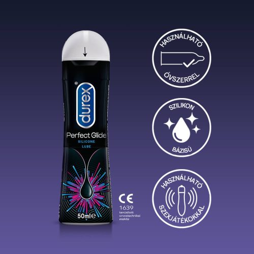 Durex Play Perfect Glide - szilikonos síkosító (50ml)