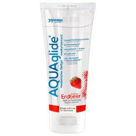 AQUAglide - vízbázisú síkosító - eper (100ml)