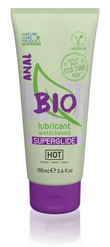 HOT BIO Superglide Anal - vegán vízbázisú anál síkosító (100ml)