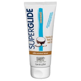 HOT Superglide Kókusz - ehető síkosító (75ml)